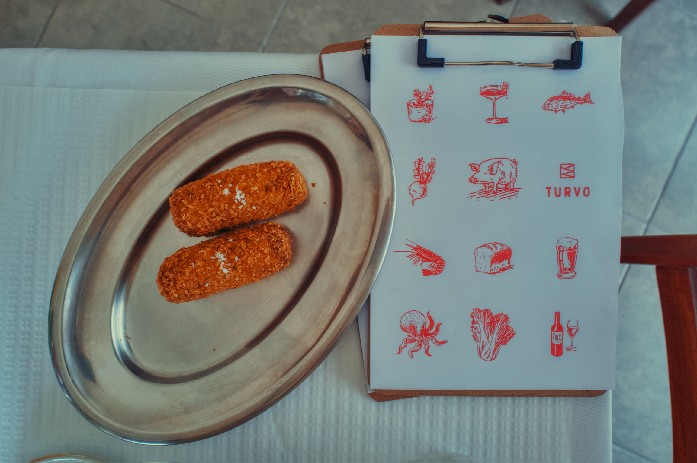 Duck croquettes at Turvo Lisboa restaurant